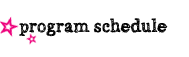 Program Schedule
